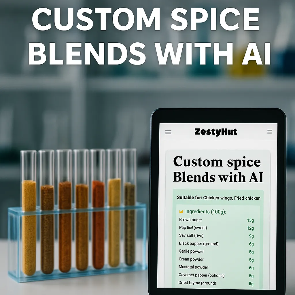 Custom Spice Blends with AI | Authentic Recipes Made Easy - Zesty Hut best Spices formulas in USA