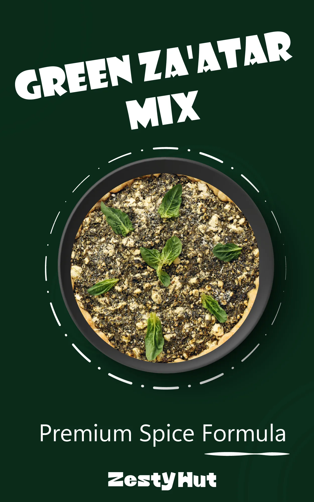 Green Zataar Mix - Zesty Hut best Spices formulas in USA-seasoning & herbs