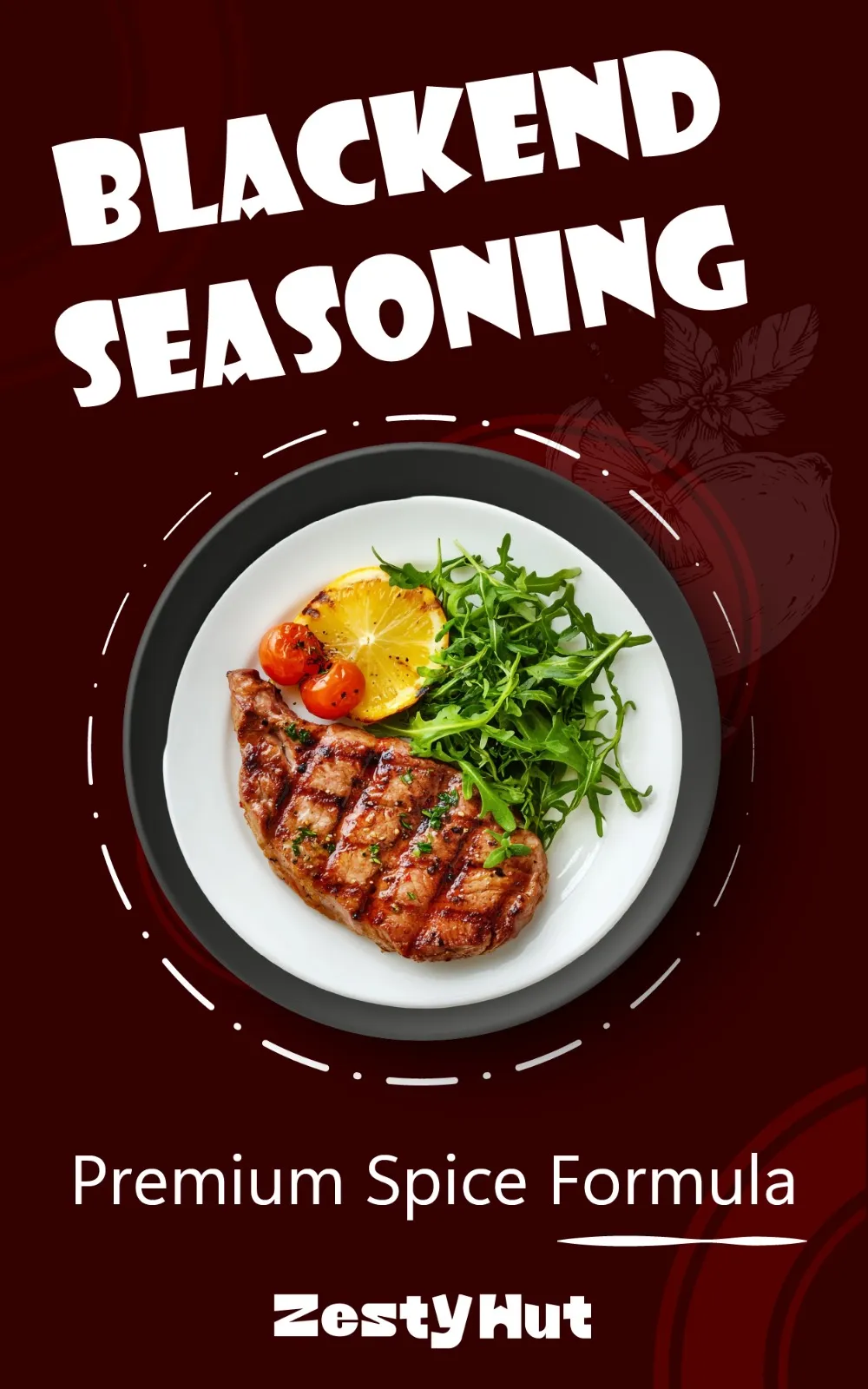 Blackened Seasoning - Zesty Hut best Spices formulas in USA-seasoning & herbs