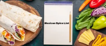 Mexican Spice List