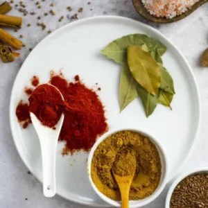 spices in curry seasoning